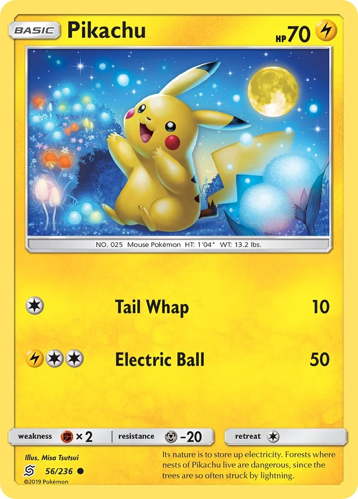 Pikachu 「UNM 56/236」「EN」