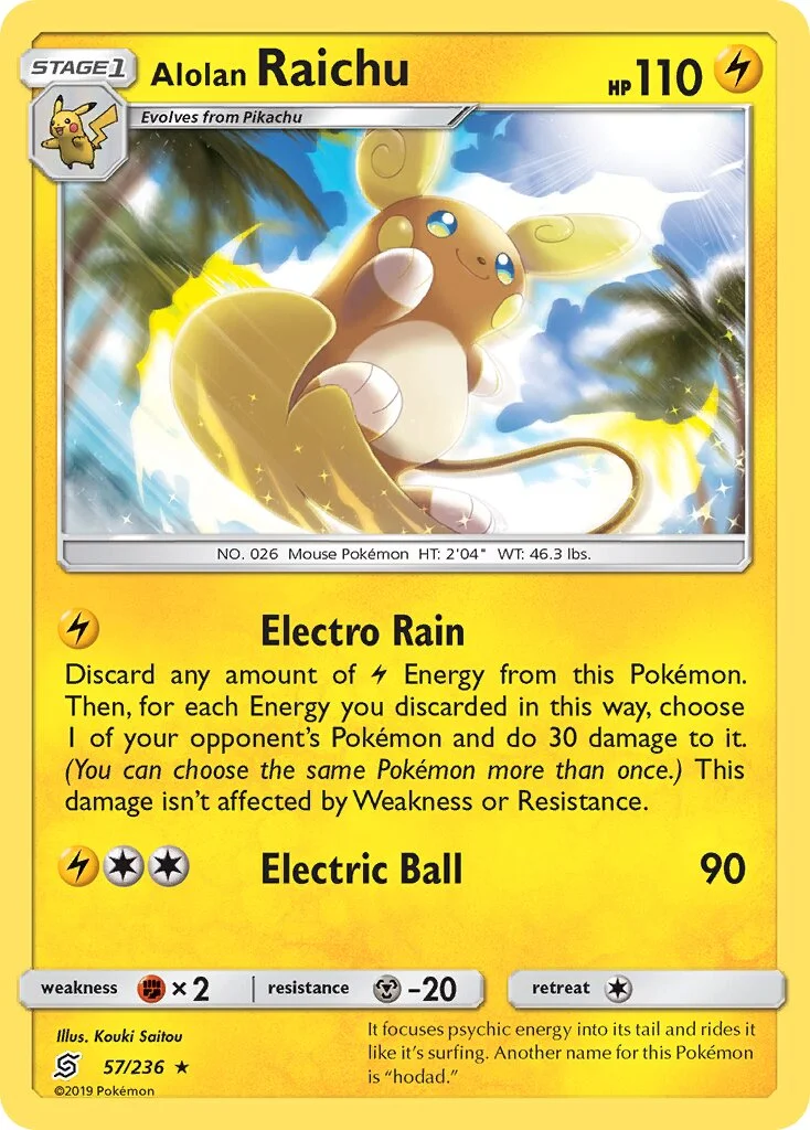 Alolan Raichu 「UNM 57/236」「EN」
