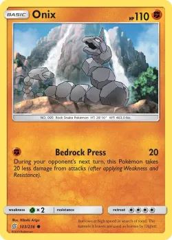 Onix #103/236 · Pokémon