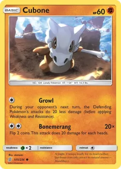 Cubone #105/236 · Pokémon