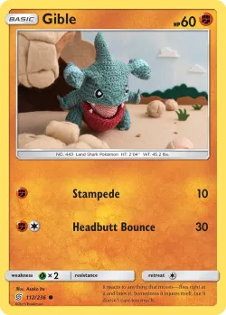 Gible #112/236 · Pokémon