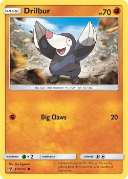Drilbur #118/236 · Pokémon