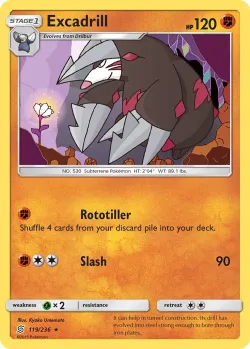 Excadrill #119/236 · Pokémon