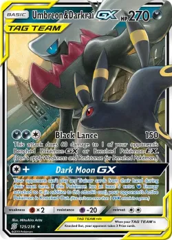 Umbreon & Darkrai-GX #125/236 · Pokémon