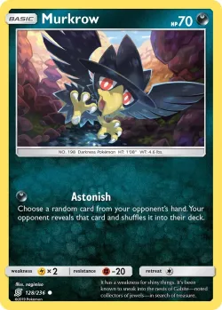 Murkrow #128/236 · Pokémon