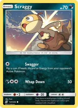 Scraggy #137/236 · Pokémon
