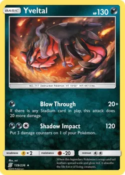 Yveltal #139/236 · Pokémon