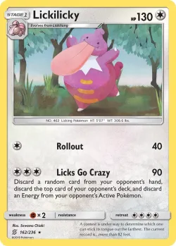 Lickilicky #162/236 · Pokémon