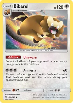 Bibarel #172/236 · Pokémon