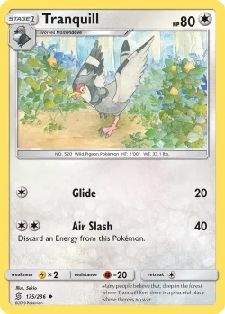 Tranquill #175/236 · Pokémon