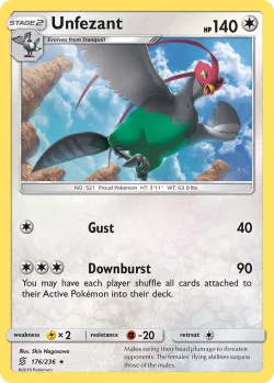 Unfezant #176/236 · Pokémon