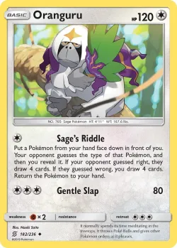 Oranguru #182/236 · Pokémon