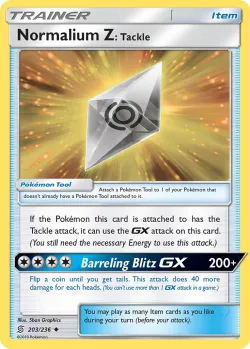 Normalium Z: Tackle #203/236 · Pokémon