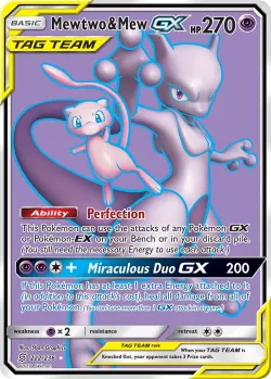 Mewtwo & Mew-GX #222/236 · Pokémon