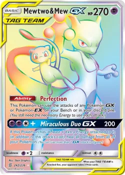 Mewtwo & Mew-GX 「UNM 242/236」「EN」