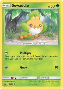 Sewaddle #6/236 · Pokémon