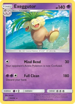 Exeggutor #74/236 · Pokémon
