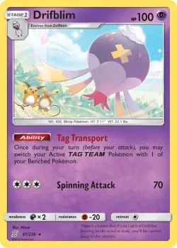 Drifblim #81/236 · Pokémon