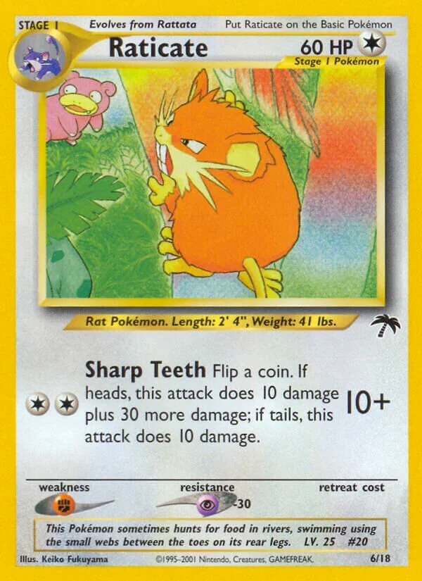 Raticate 「SI 6/18」「EN」