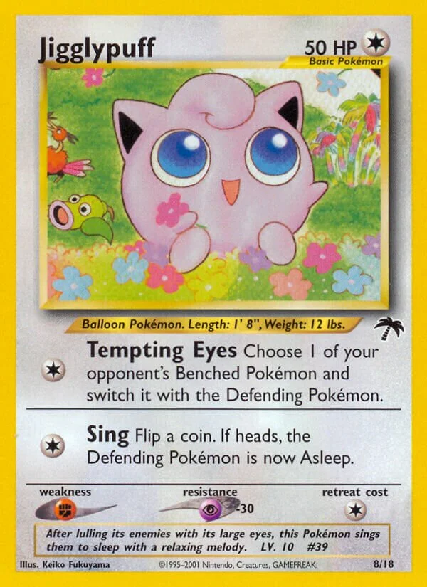 Jigglypuff 「SI 8/18」「EN」