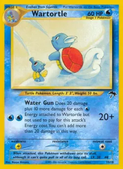 Wartortle 「SI 15/18」「EN」