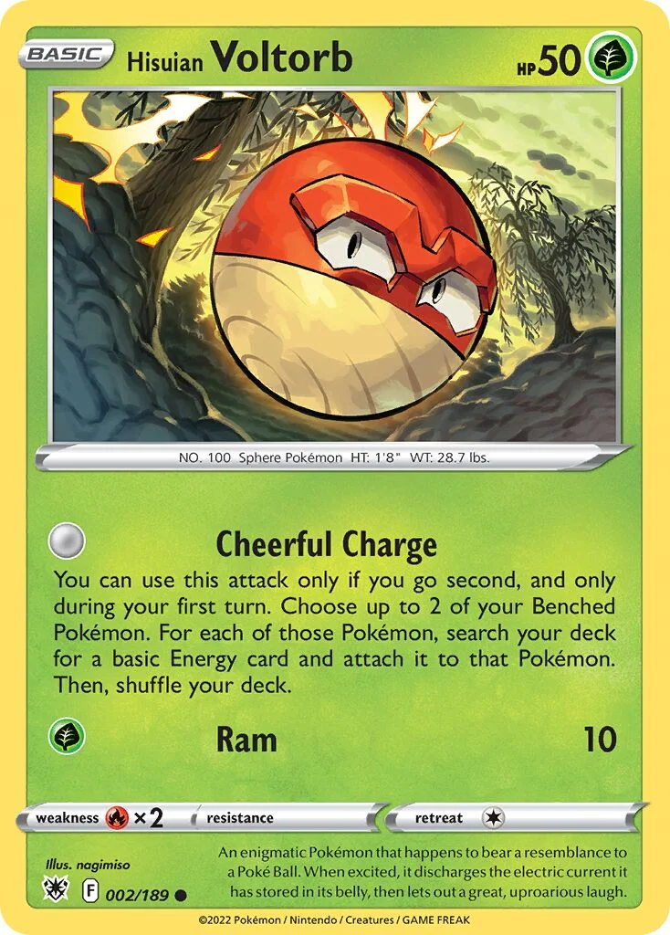 Hisuian Voltorb 「ASR 002/189」「EN」