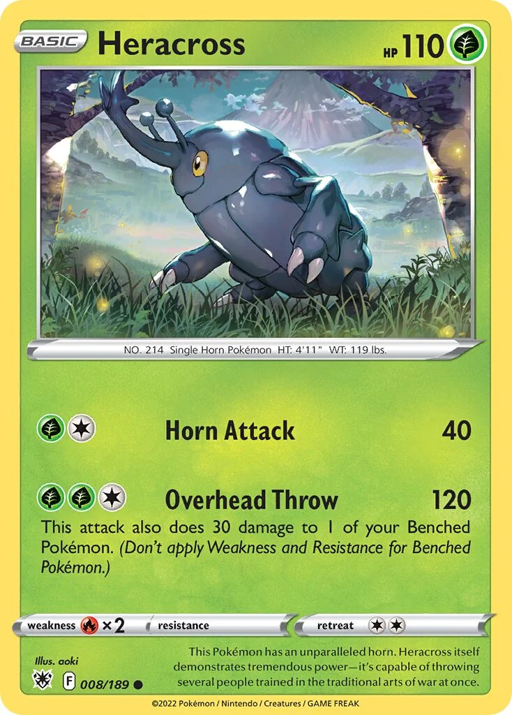 Heracross 「ASR 008/189」「EN」