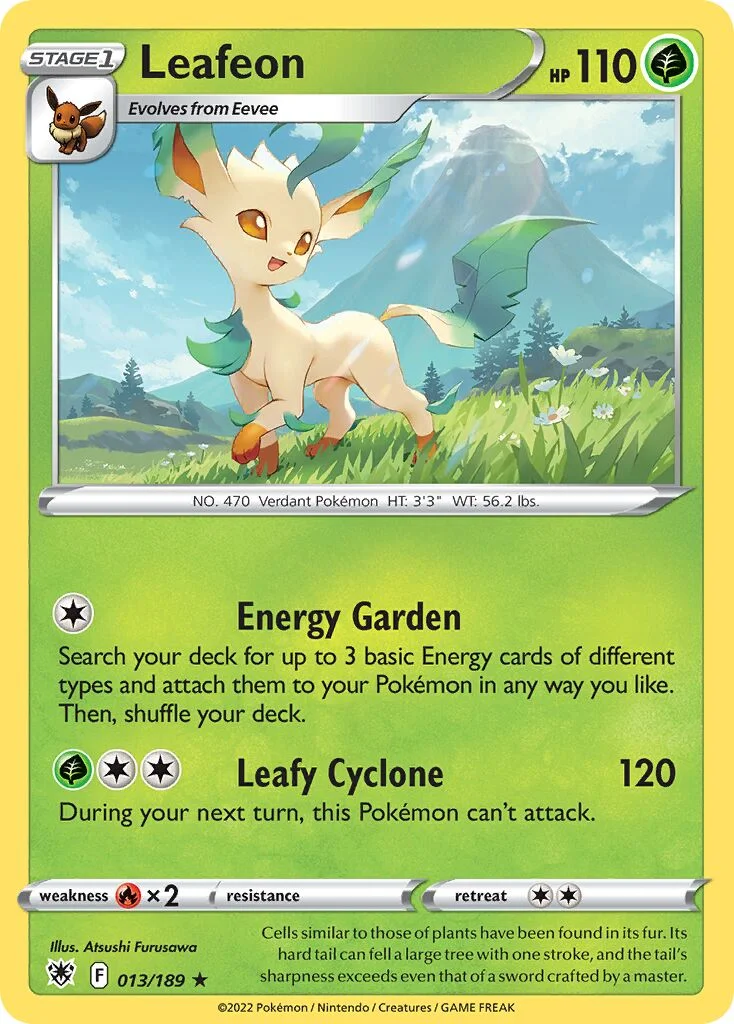Leafeon 「ASR 013/189」「EN」