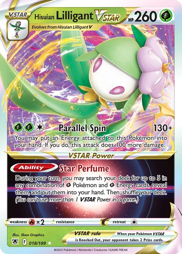Hisuian Lilligant VSTAR 「ASR 018/189」「EN」