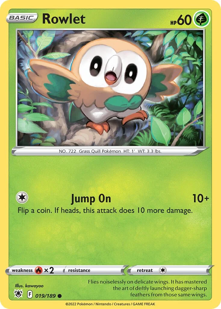 Rowlet 「ASR 019/189」「EN」