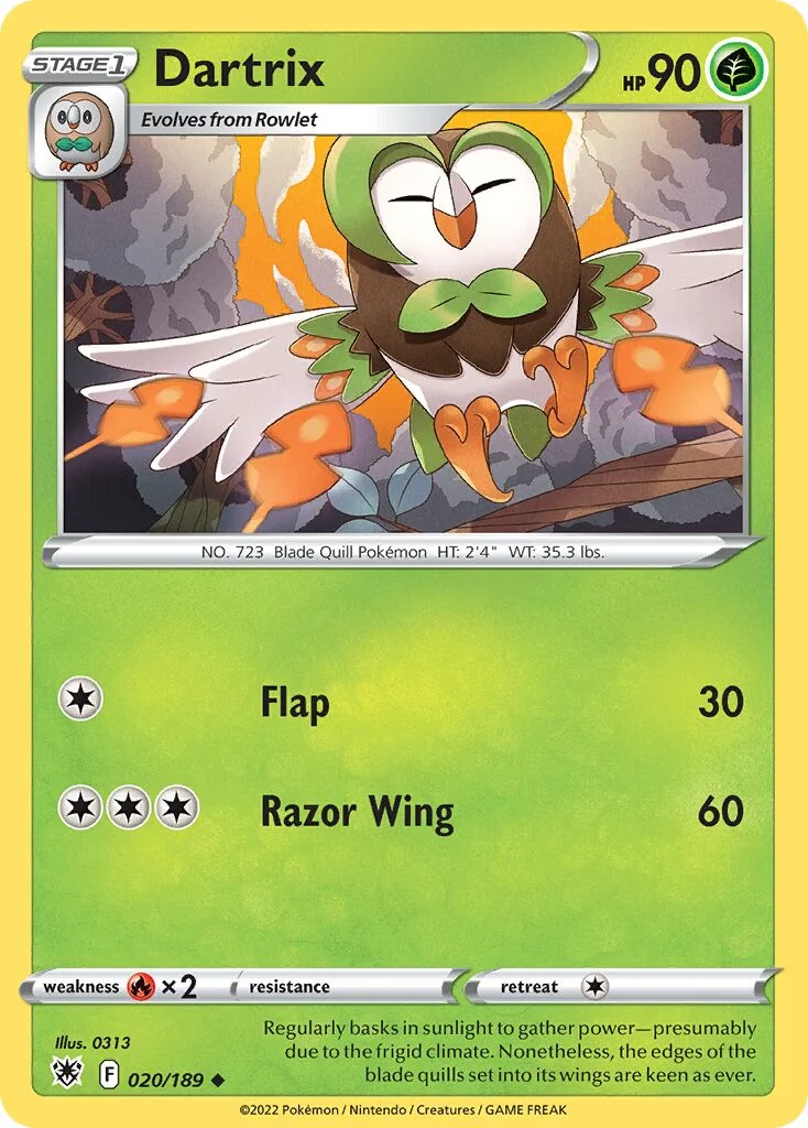Dartrix 「ASR 020/189」「EN」