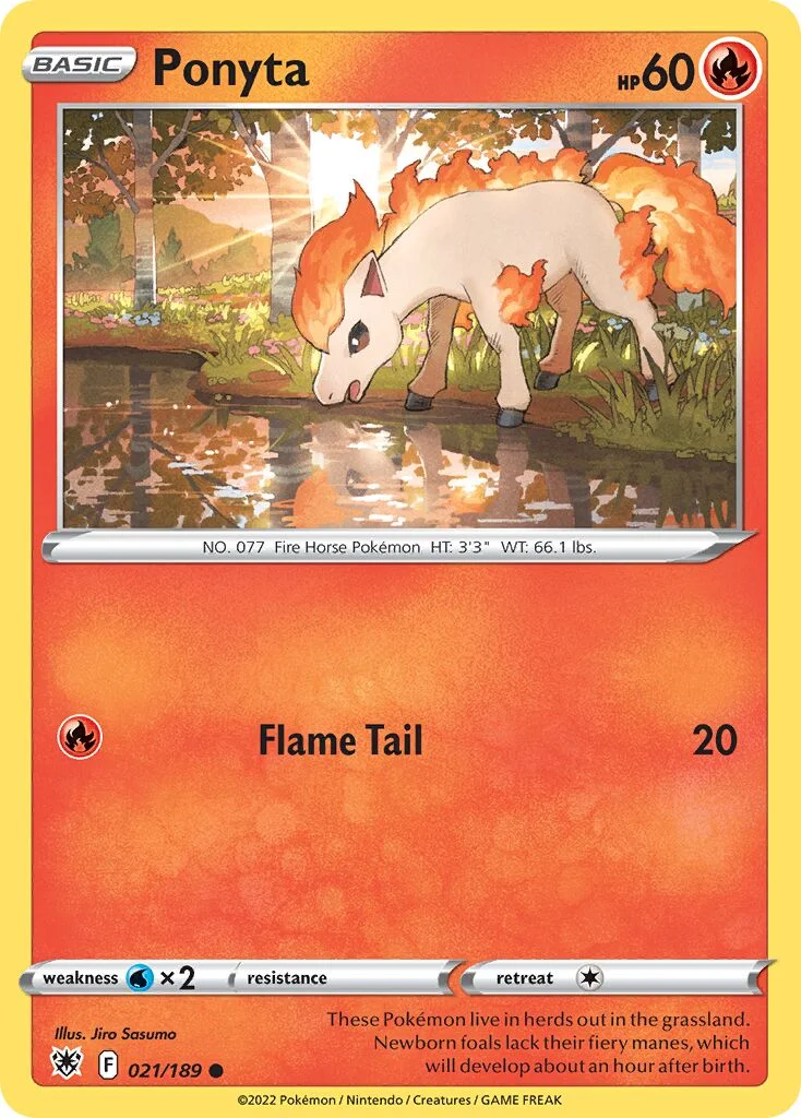 Ponyta 「ASR 021/189」「EN」