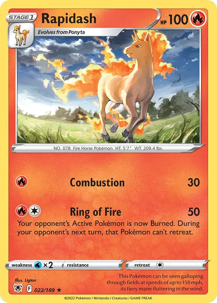 Rapidash 「ASR 022/189」「EN」