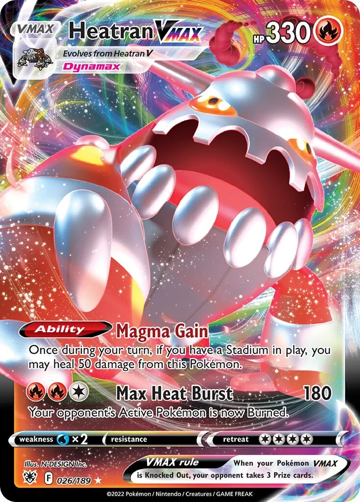 Heatran VMAX 「ASR 026/189」「EN」