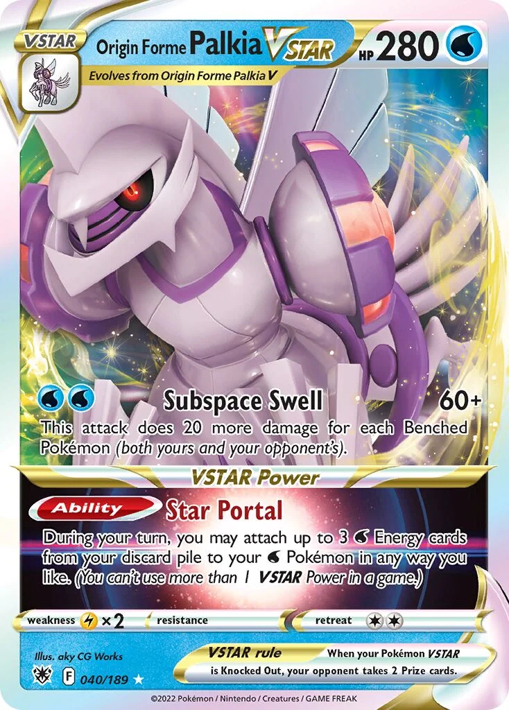 Origin Forme Palkia VSTAR 「ASR 040/189」「EN」