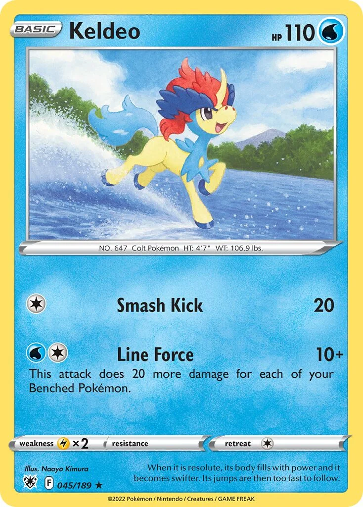 Keldeo 「ASR 045/189」「EN」