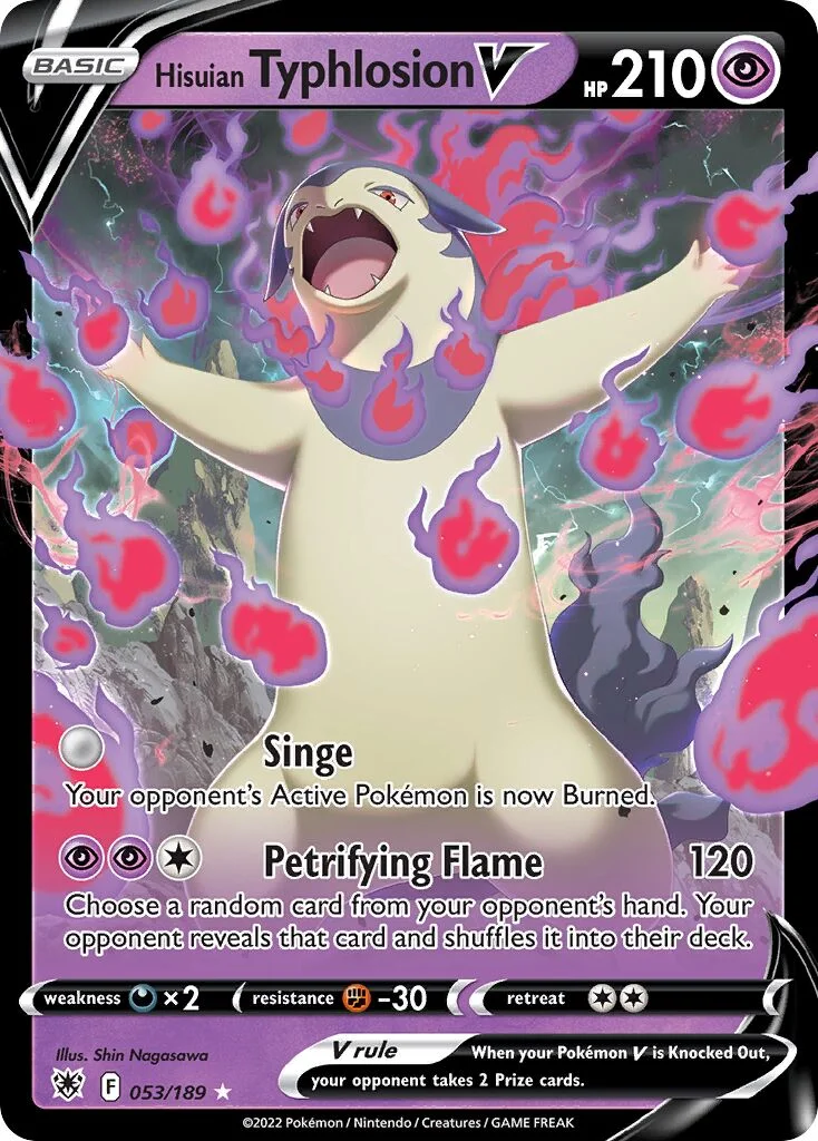 Hisuian Typhlosion V 「ASR 053/189」「EN」