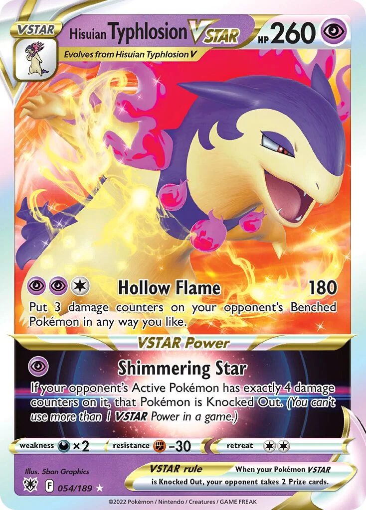 Hisuian Typhlosion VSTAR 「ASR 054/189」「EN」