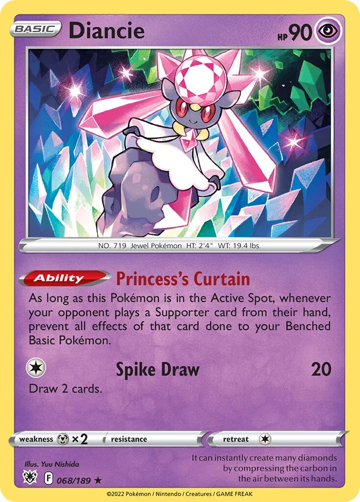 Diancie 「ASR 068/189」「EN」