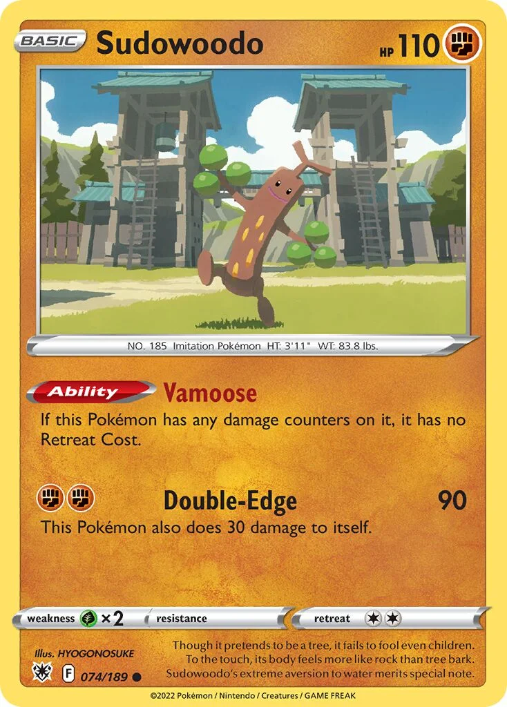 Sudowoodo 「ASR 074/189」「EN」