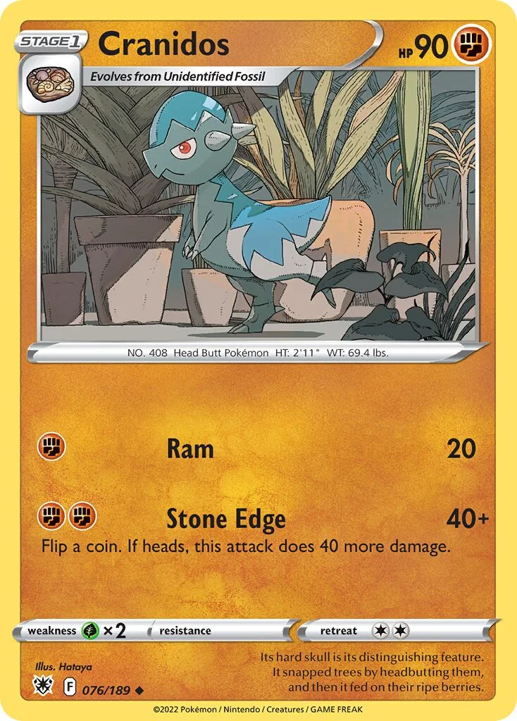 Cranidos 「ASR 076/189」「EN」