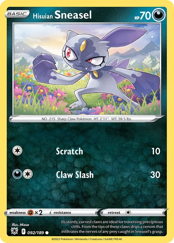 Hisuian Sneasel 「ASR 092/189」「EN」