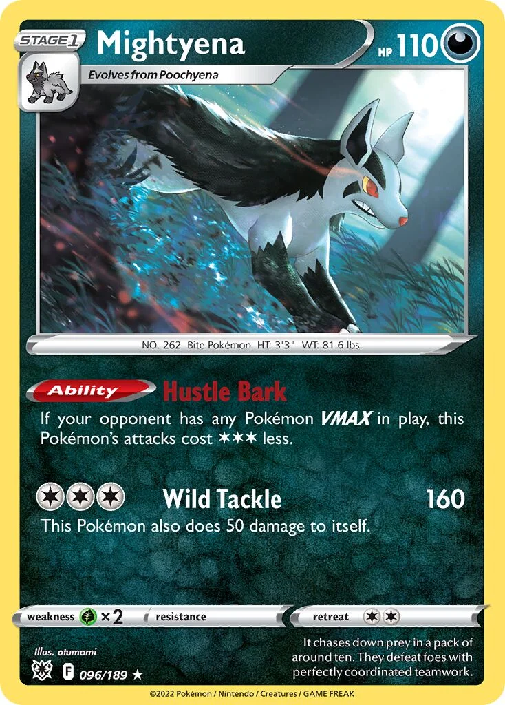 Mightyena 「ASR 096/189」「EN」