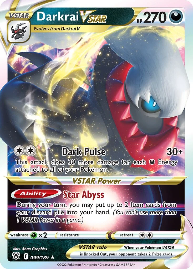Darkrai VSTAR 「ASR 099/189」「EN」