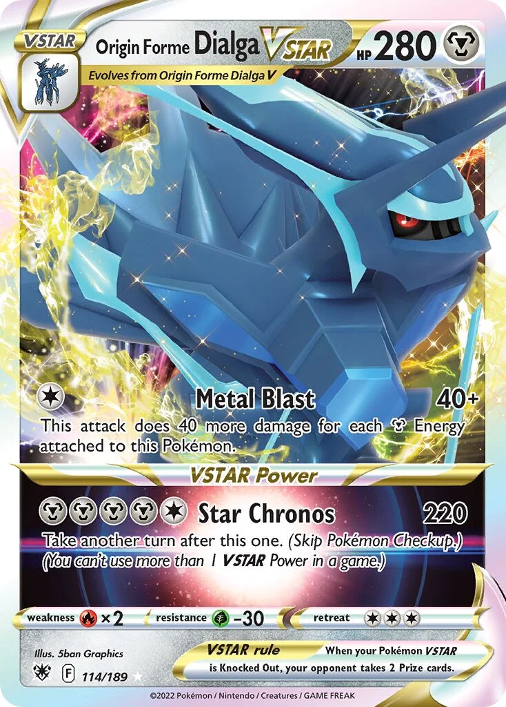 Origin Forme Dialga VSTAR 「ASR 114/189」「EN」