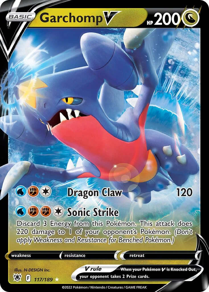 Garchomp V 「ASR 117/189」「EN」
