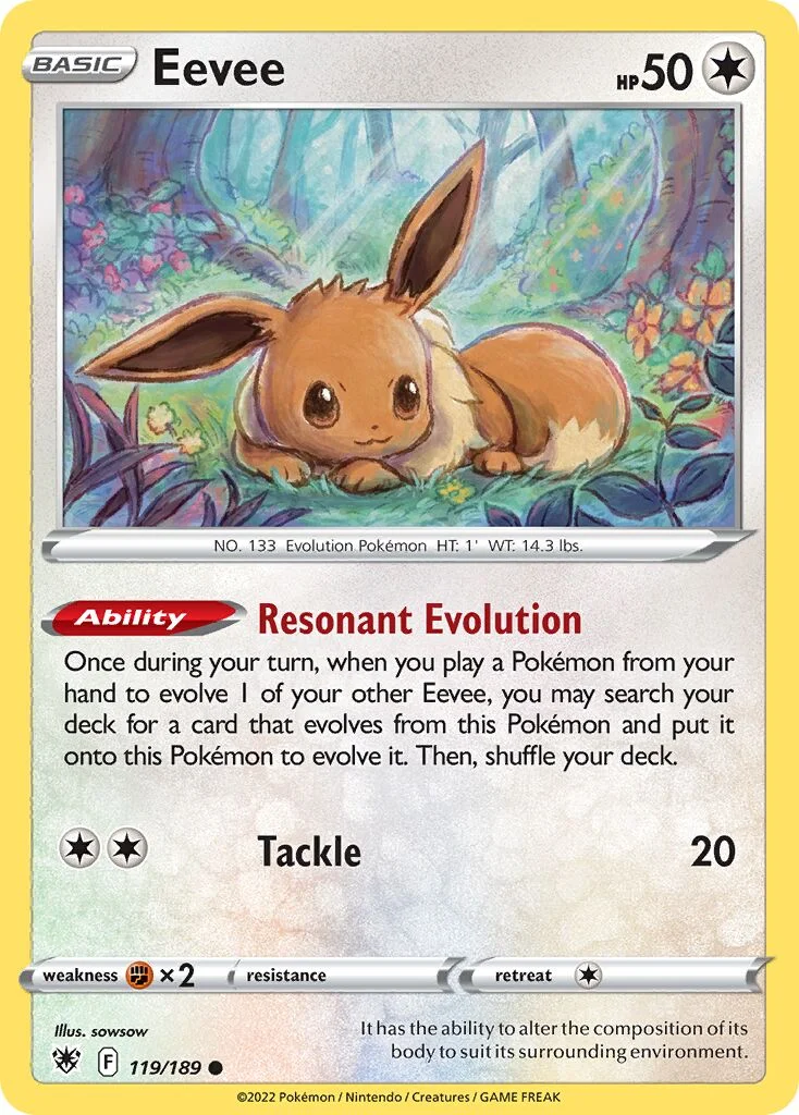 Eevee 「ASR 119/189」「EN」