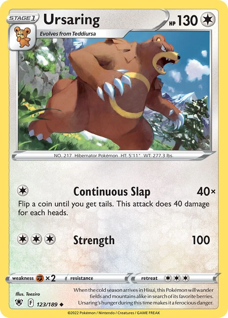 Ursaring 「ASR 123/189」「EN」