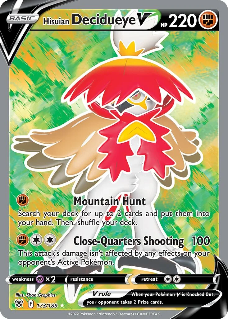 Hisuian Decidueye V 「ASR 173/189」「EN」