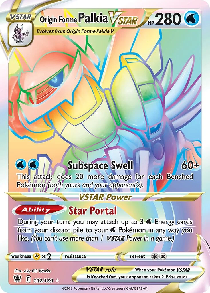 Origin Forme Palkia VSTAR 「ASR 192/189」「EN」